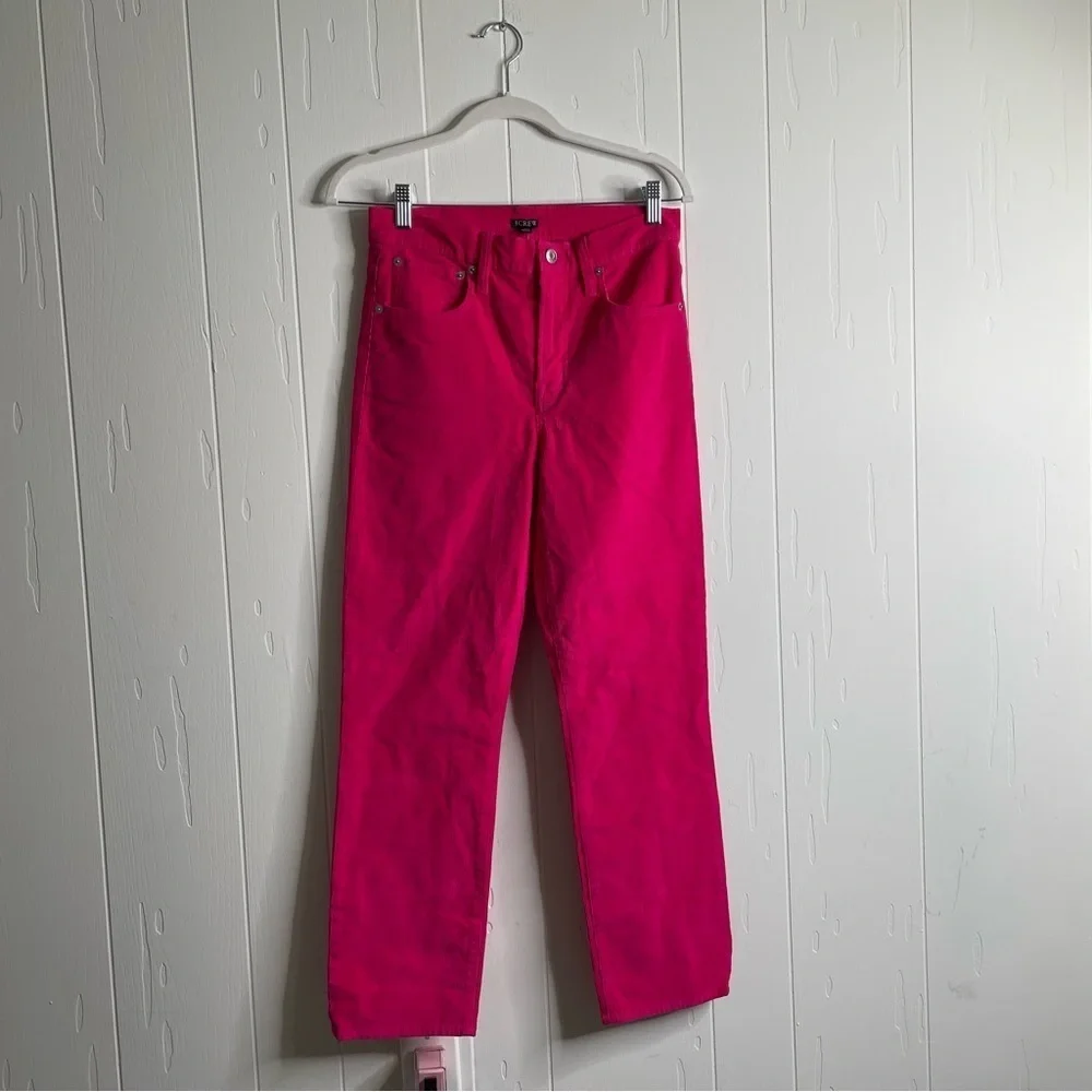 J Crew Corduroy Slim Straight Jeans NWT 27